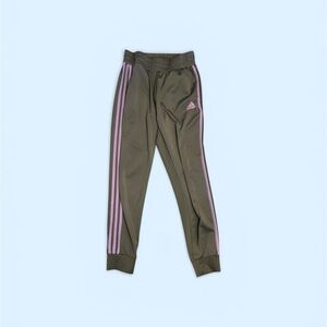 Adidas Grat Track Pants with lavender Stripes